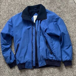 Classic Blue Windbreaker for Men